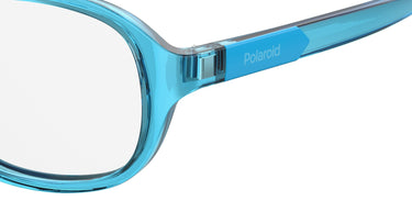 Boys and Girls Polaroid Eyeglasses: PLD 8010/S - Azure - SpecSMART Eye Clinic (Zoom View)